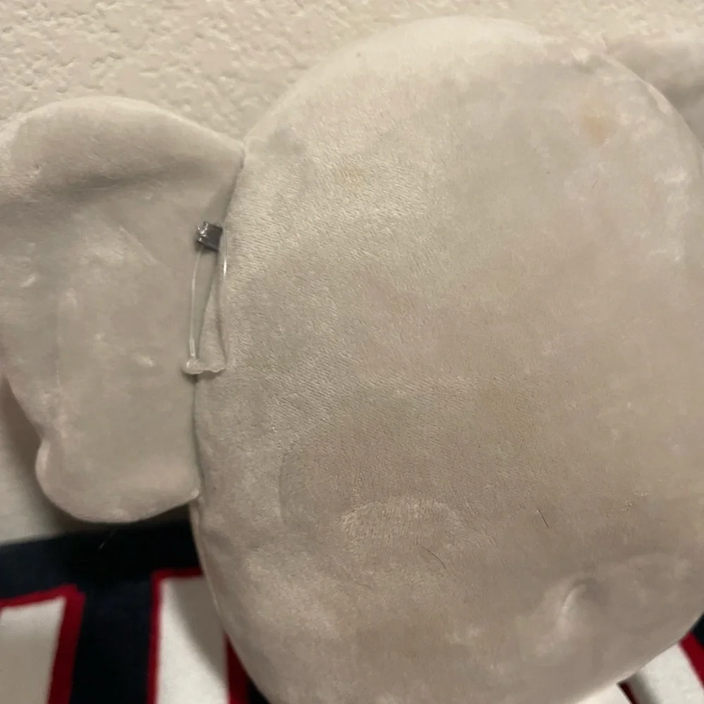 8” Mila Squishmallow Elephant with Rainbow Ears and Belly. - Picture 4 of 13